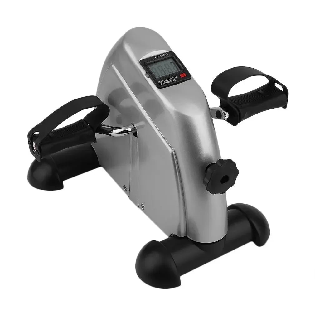 Black Mini Exercise Bike, Himaly under Desk Bike Pedal Exerciser Portable Foot Cycle Arm & Leg Peddler Machine with LCD Screen Displays (Copy)