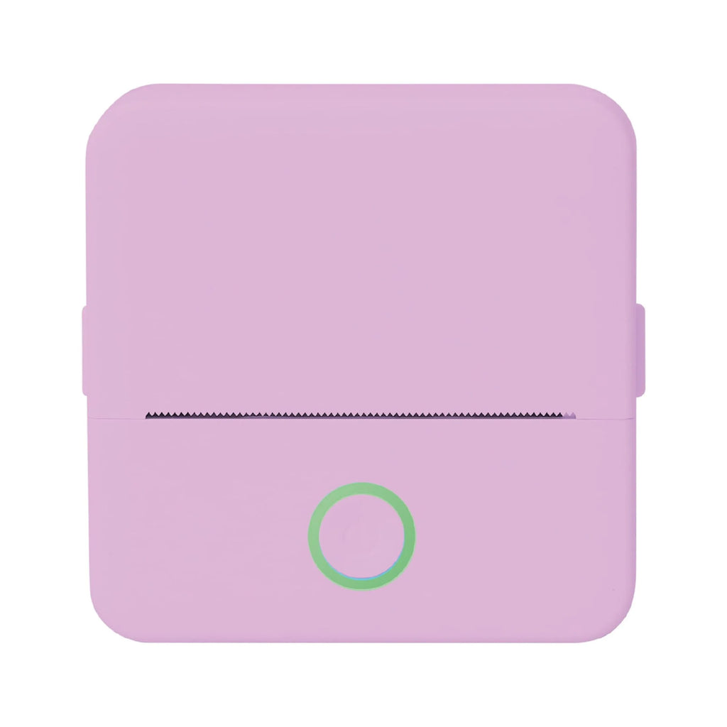 CTP500 Wireless Mini Portable Inkless Thermal Printer & Label Maker + Paper, Android & Ios (Purple)